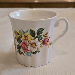 Royal‎ Grafton teacup bright florals Coffee mug made in England